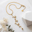 Heart Drop Lariat Necklace | Tia Maison Egypt
